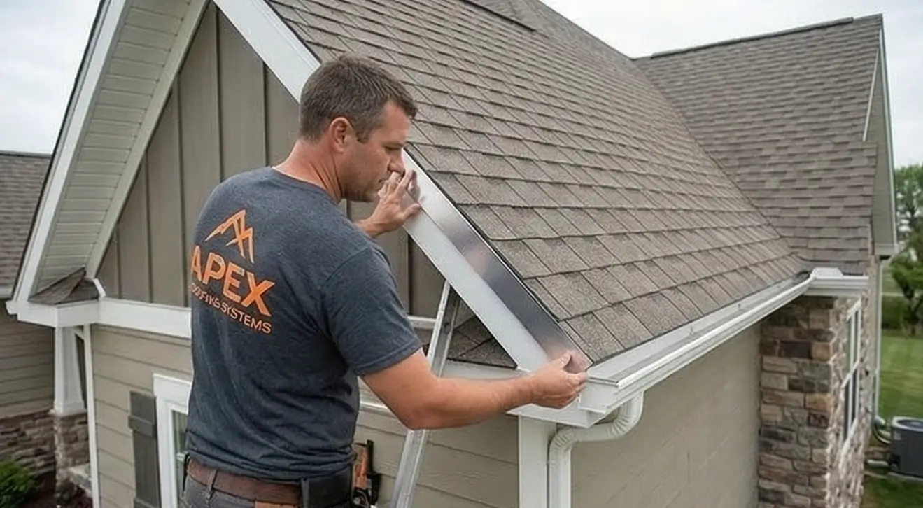 Peak Roofing crew on a residential roof in Austin